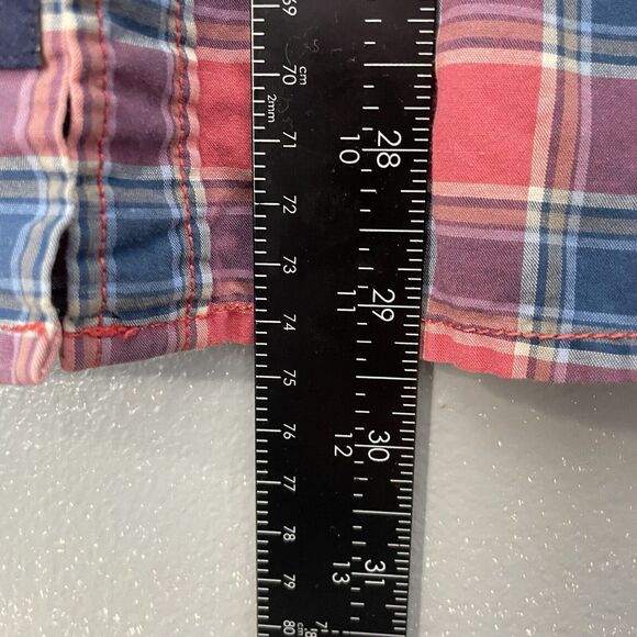 USPA US Polo Assn. Denim Co Shirt Mens XL Long Sleeve Red Plaid Button Up Casual - Picture 8 of 12